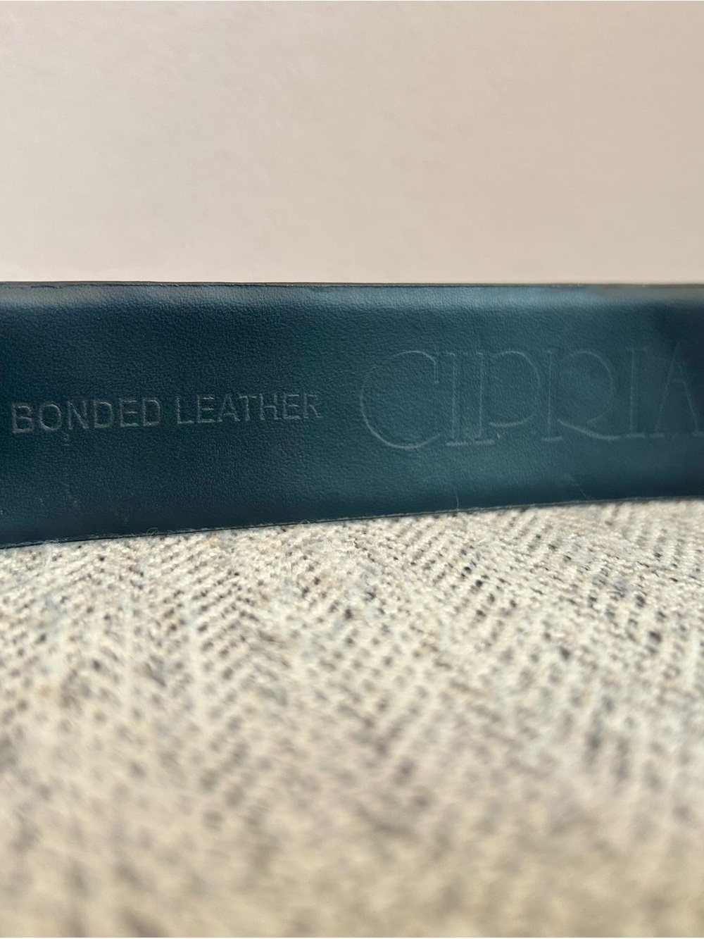 Cipriani Vintage Leather Belt in Black Size M/L - Picture 5 of 10